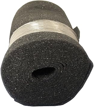Filter Everything Duraflow Foam Air Filter Roll – Washable & Reusable Foam Media for Air Purifiers and HVAC Systems – Trim to Fit – 24 in x 25 ft x 1/2 in, Dark Gray