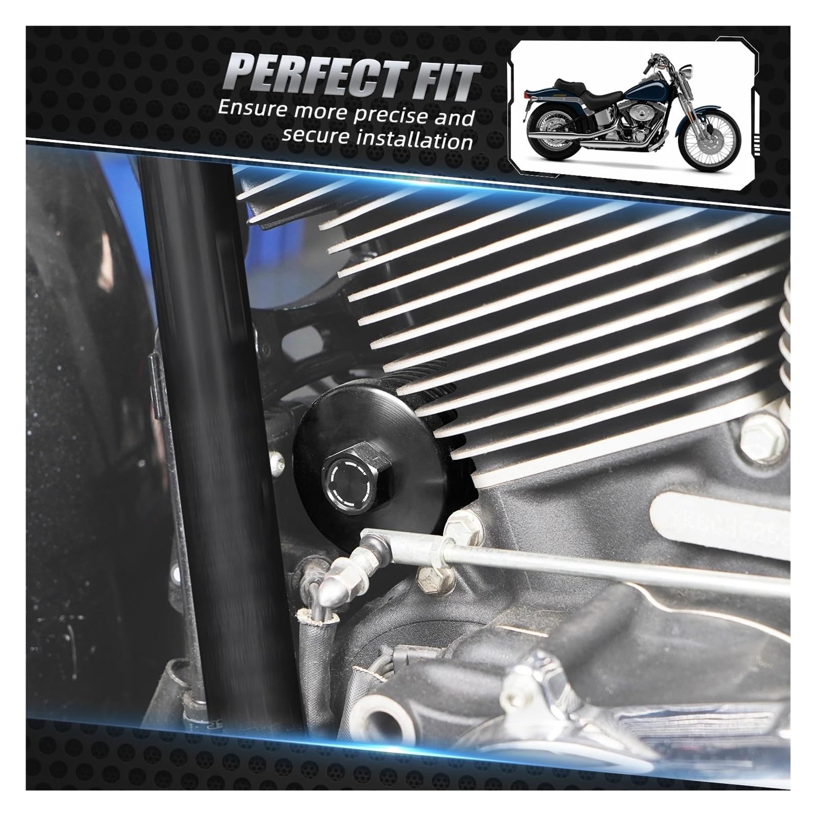 Filtro Aire Motocicleta Kit De Filtro De Aceite Reutilizable para Har&Ley Street Glide Special FLHXS Tri Ultra FLHTCUTG 2017-2024 Road King FLHRXS 2017-2023
