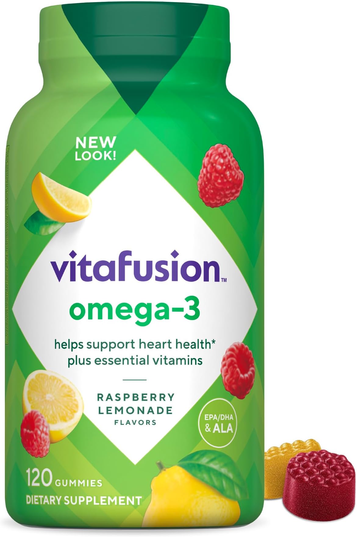 Omega-3, Gummy Vitamins for Adults, 120-count