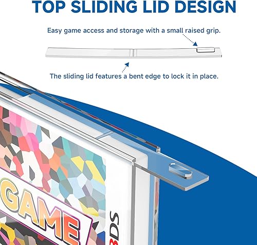 Miniatura 4 de Video Game Box Protector Case for 3DS Games, 3MM Clear Acrylic Display Case with Wall Mount Compatible with Nintendo 3DS Game Box (Pack of 1)
