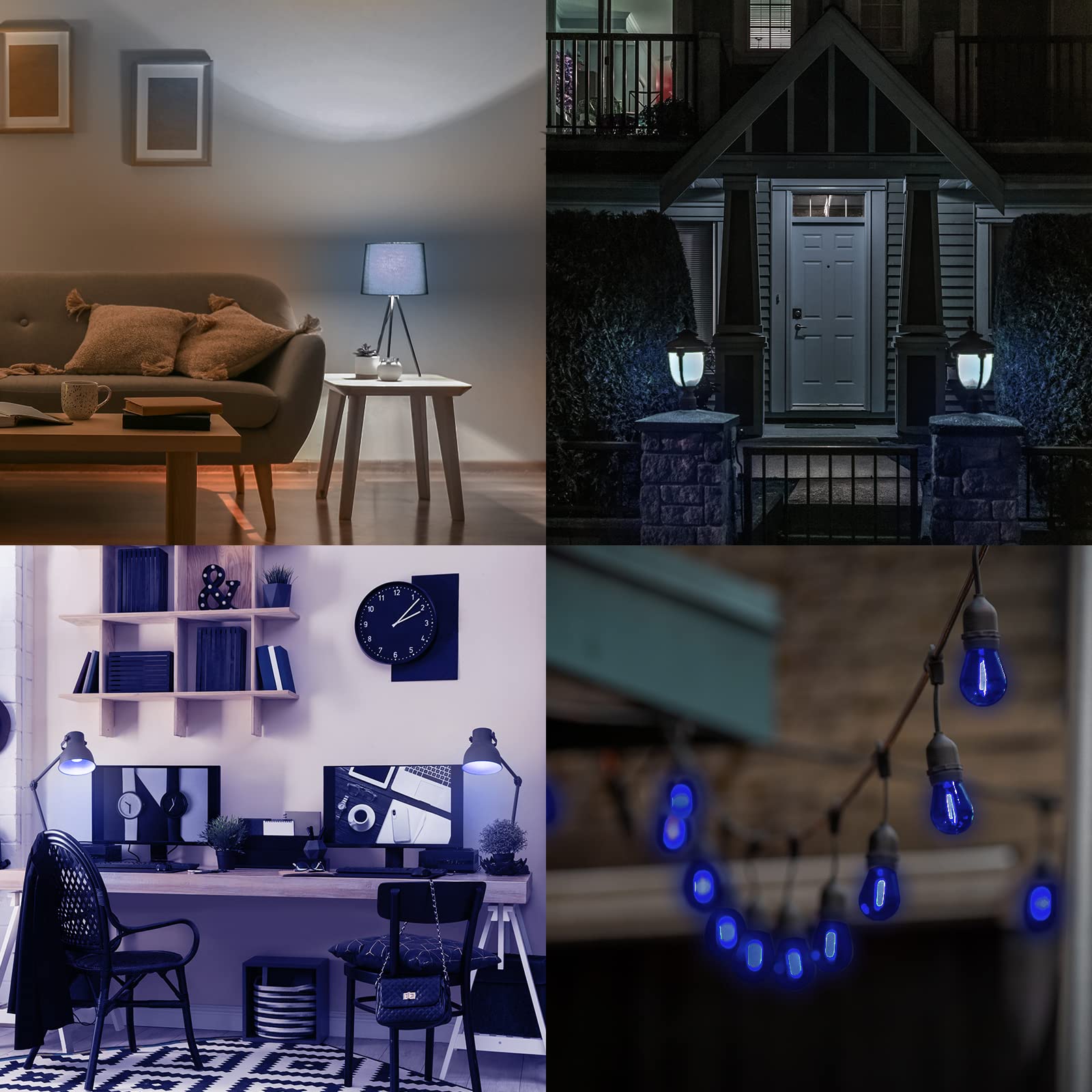 Edison Blue Color Edison Lighting Interiors Concept Of Interior Lighting With Edison