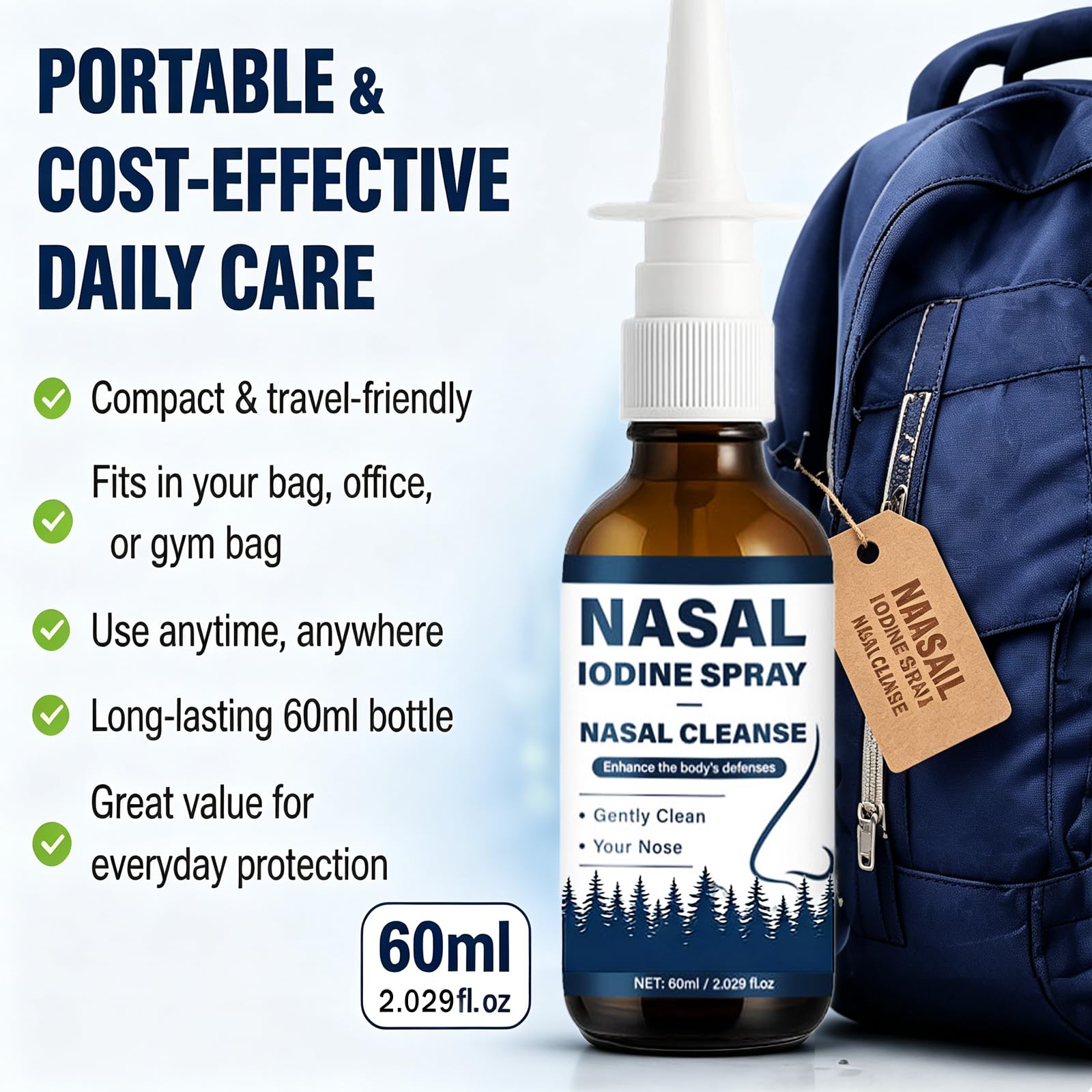 Nasal Spray, Cleanses & Refreshes Your Nasal Passages, Iodine & Fulvic Acid Blend, 100% Natural Mineral Formula – 60 ml/2.029 fl.oz (2) — Amazon image 7