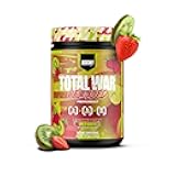 Total War Reloaded Pre Workout, Strawberry Kiwi - Creatine, Beta Alanine + L-Citrulline Malate Keto Friendly for Men & Women with 350mg of Caffeine - Fast Acting (30 Servings)