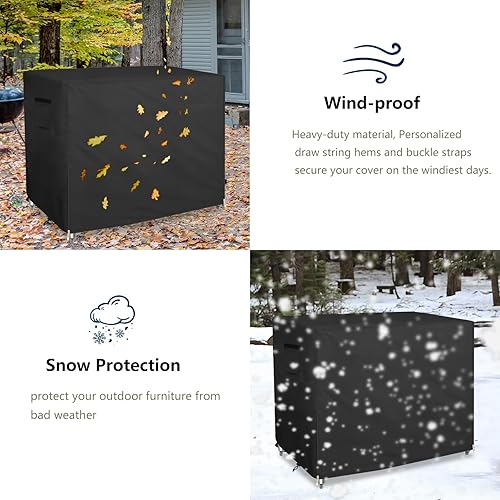 Miniatura 7 de Bitubi Funda de mesa de preparación al aire libre con cremallera dividida, resistente al agua, de acero inoxidable para preparación y mesa de