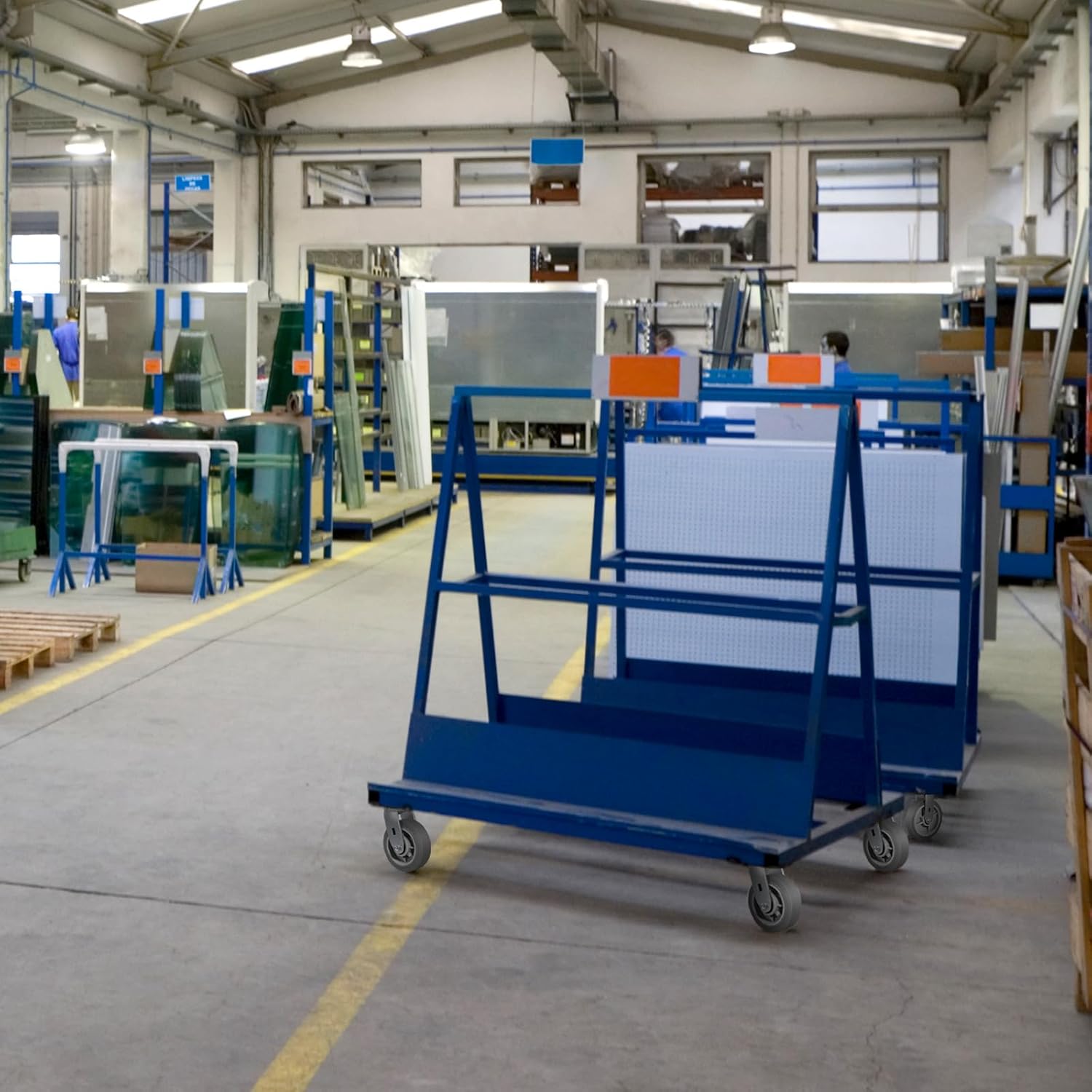 8x2"Heavy Duty Caster Wheels -Industrial Caster Wheels,Rubber Wheels- Set of 4 with up to 3600 LB Capacity