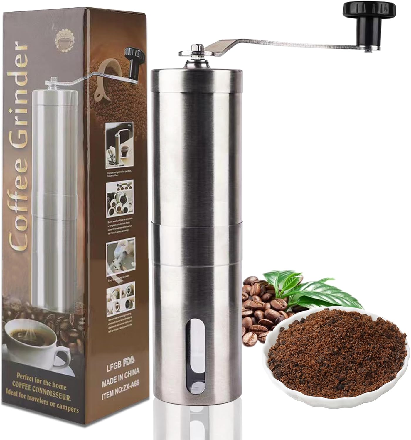Aivricg Manual Coffee Grinder, Handheld Coffee Grinder