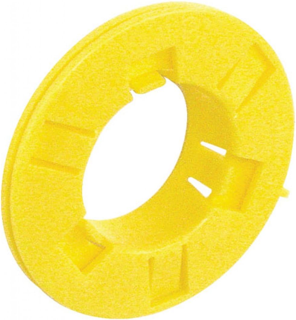 10 Pcs, Yellow Plastic Universal Metal Stud Grommet w/Easy