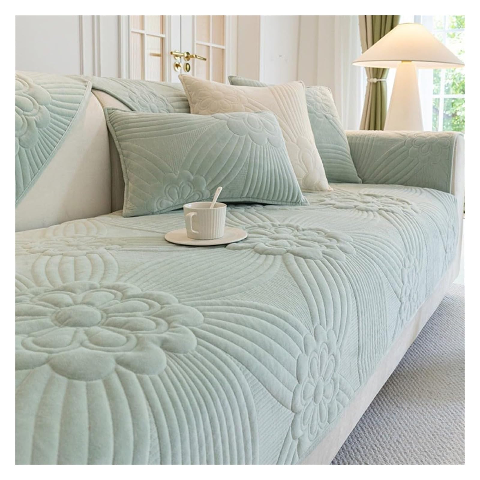 Housse de canapé en forme de L de haute qualité souple A90x210cm
