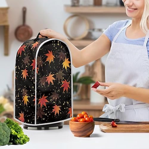 Miniatura 3 de Eheartsgir Cubierta de batidora de hoja de arce para cocina, soporte para batidora o cafetera, decoración de cocina, bolsa de almacenamiento