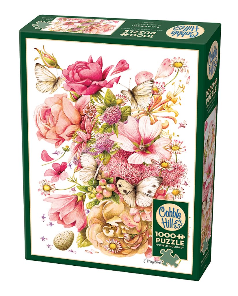 Cheatwell Games Cobble Hill Bastin Bouquet 1000 Piece Jigsaw Puzzle