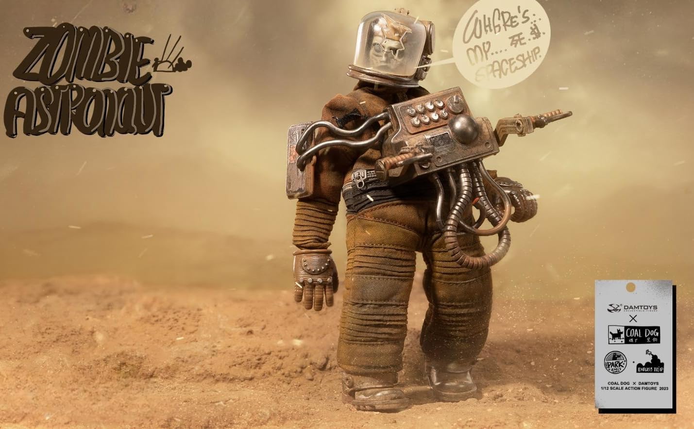 HiPlay DAMTOYS PES033 - Figura coleccionable de astronauta zombi Endless Trip II, escala 1:12