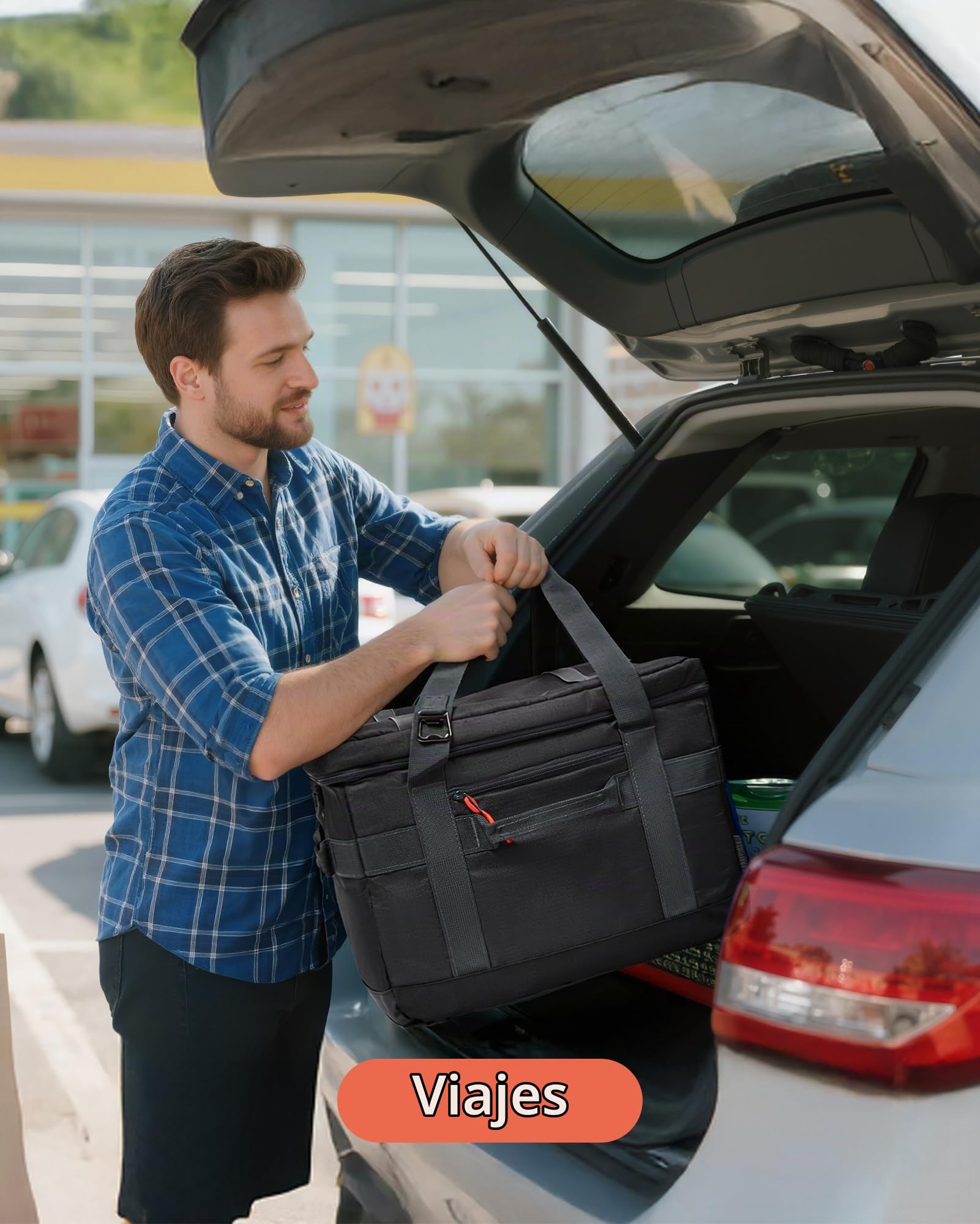TOURIT Bolsa Enfriadora de 48 Latas,Aislada,Suave,Grande,Plegable,32L,para Picnic,Playa,Trabajo,Viaje