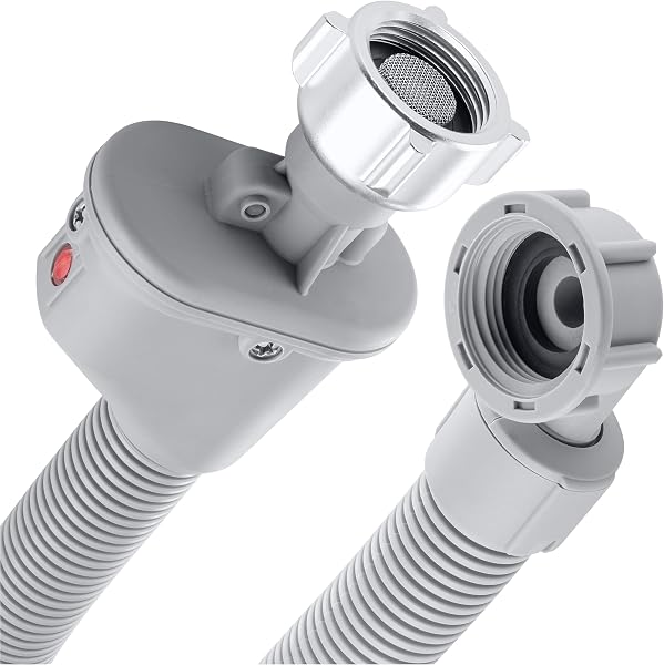 Poppstar 1,5m Waschmaschinenschlauch (Aquastop Schlauch für Waschmaschine, Spülmaschine), 3/4 Zoll Anschluss - 1