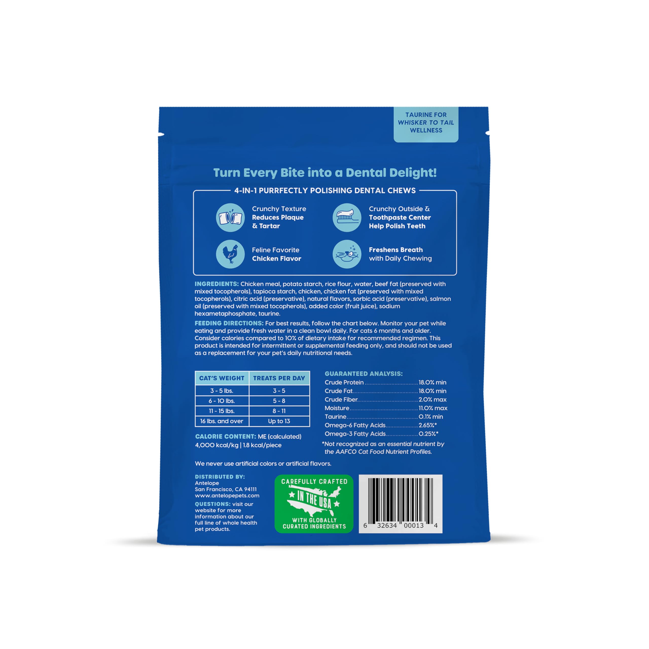 Ark Naturals, Kiss Me-Ow Cleaning Chicken Dental Chews, 6 oz - image 2