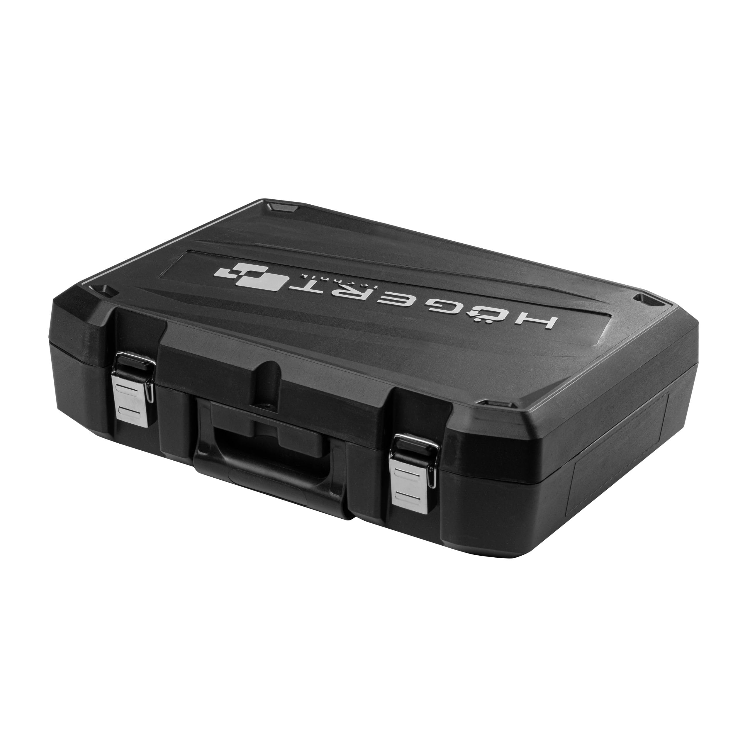 HÖGERT TECHNIK Kit perceuse à percussion brushless 18V, couple 80 Nm, batterie 4,0 Ah, chargeur 4A, éclairage LED, engrenage métallique, pour bois et métal + PROMO batterie 2,0 Ah