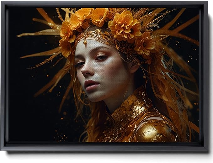 Art Nouveau Print, Art Deco print, Goddess Of Fire, Zodiac Print, Leo Print, Aries Print,Sagittarius Print, Fire Sign Matte Print, Decor Canvas, Decor