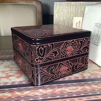 越前塗　木曽塗　信州木曽平澤　丸庄漆器店　『木製堅地漆器』　重箱 Amazon.co.jp: 越前塗 木曽塗 信州木曽平澤 丸庄漆器店 『木製堅