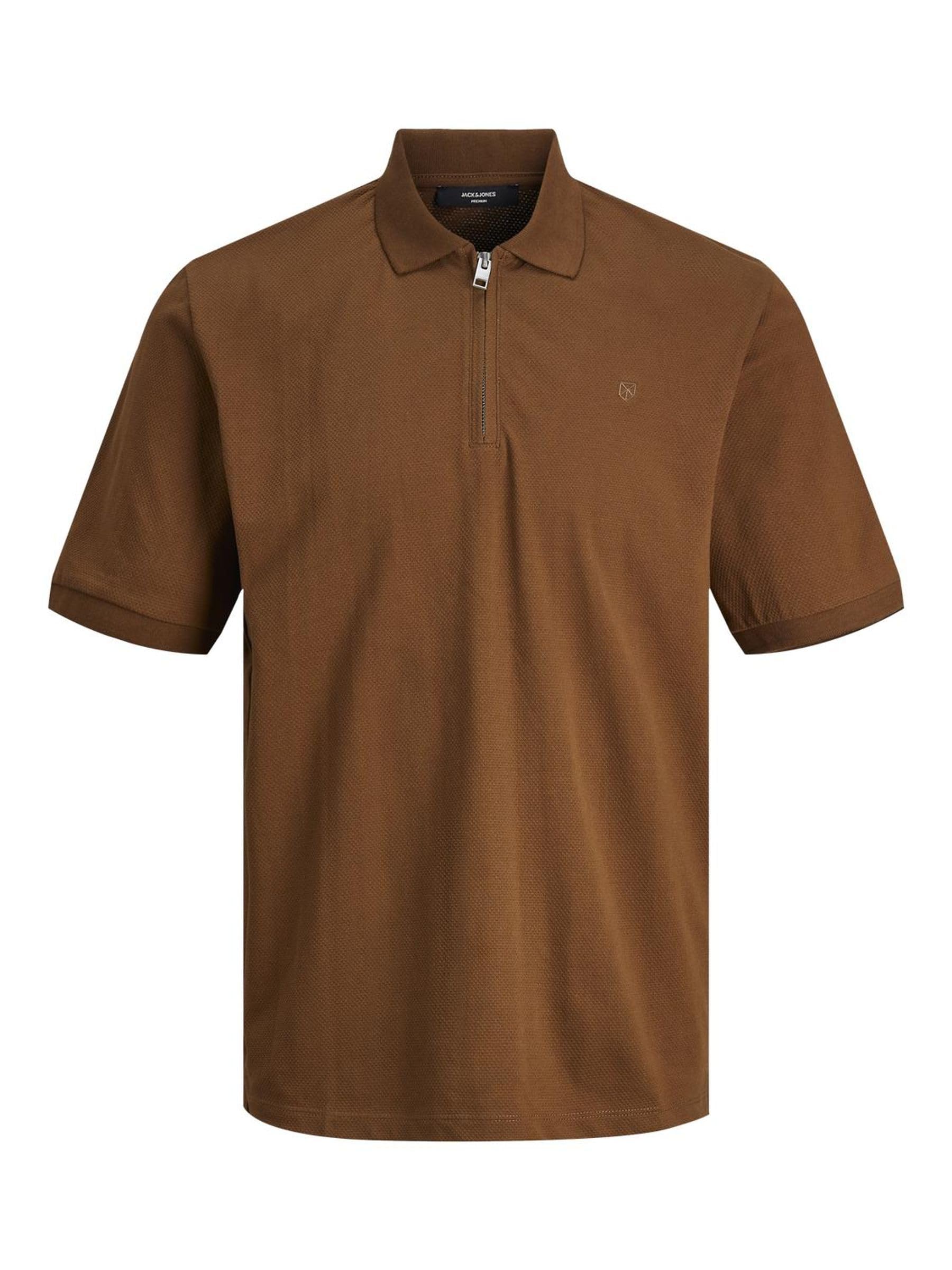 JACK & JONES Male Polo Shirt Short Sleeve, Emperador, L