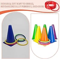 Vista 6 de PATIKIL Anillos de lanzamiento de anillo de carnaval aro pequeño de plástico para cabina de juego de recuerdo de fiesta al aire libre