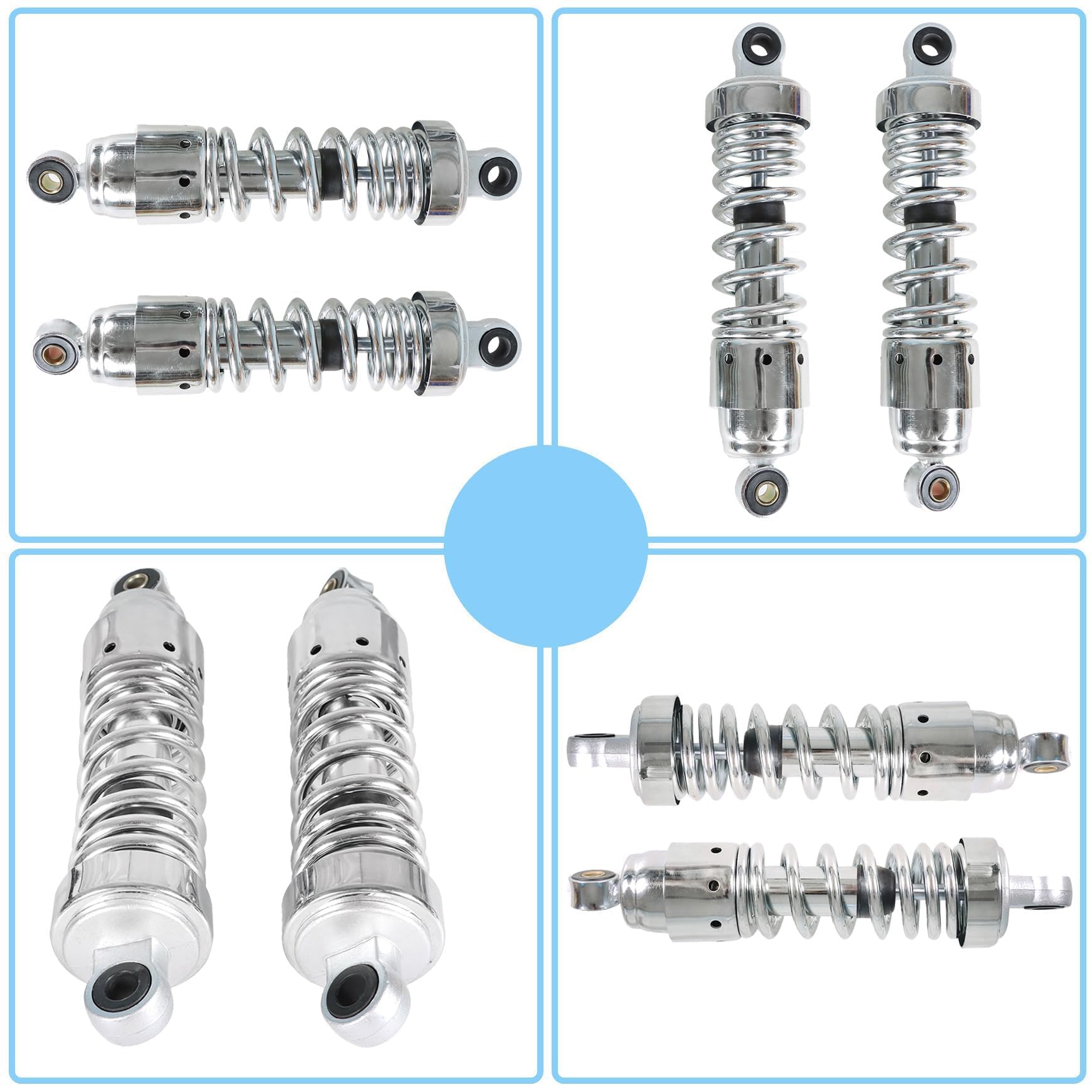 Silscvtt 1 paire d'amortisseurs arrière de rechange pour Honda 1986-2014 Rebel MX250 CMX250C CA250 Shadow VT 1100 VT1100C