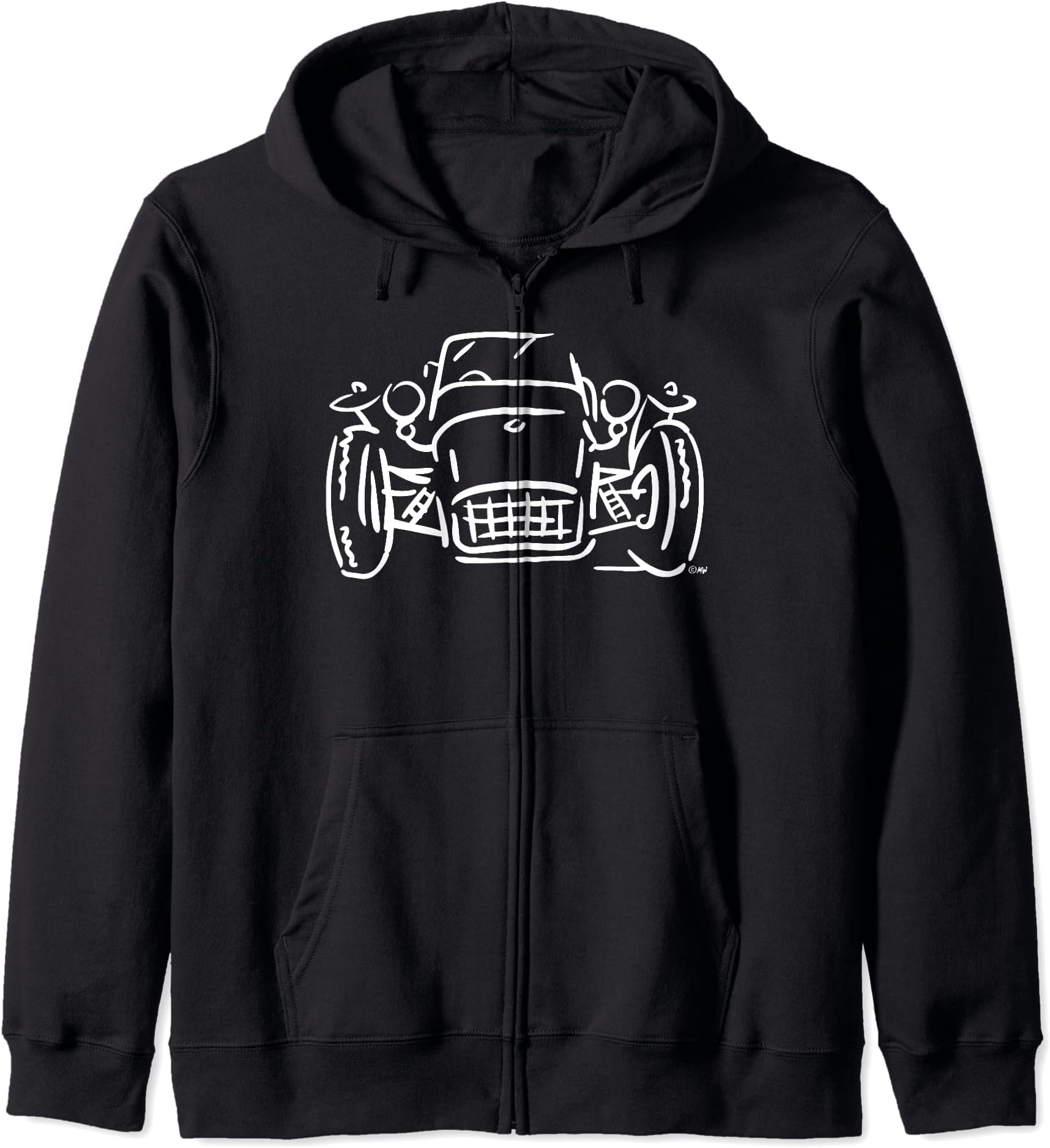 Super 7 Seven Caterham Racing Sportscar Motorsport Zip Hoodie