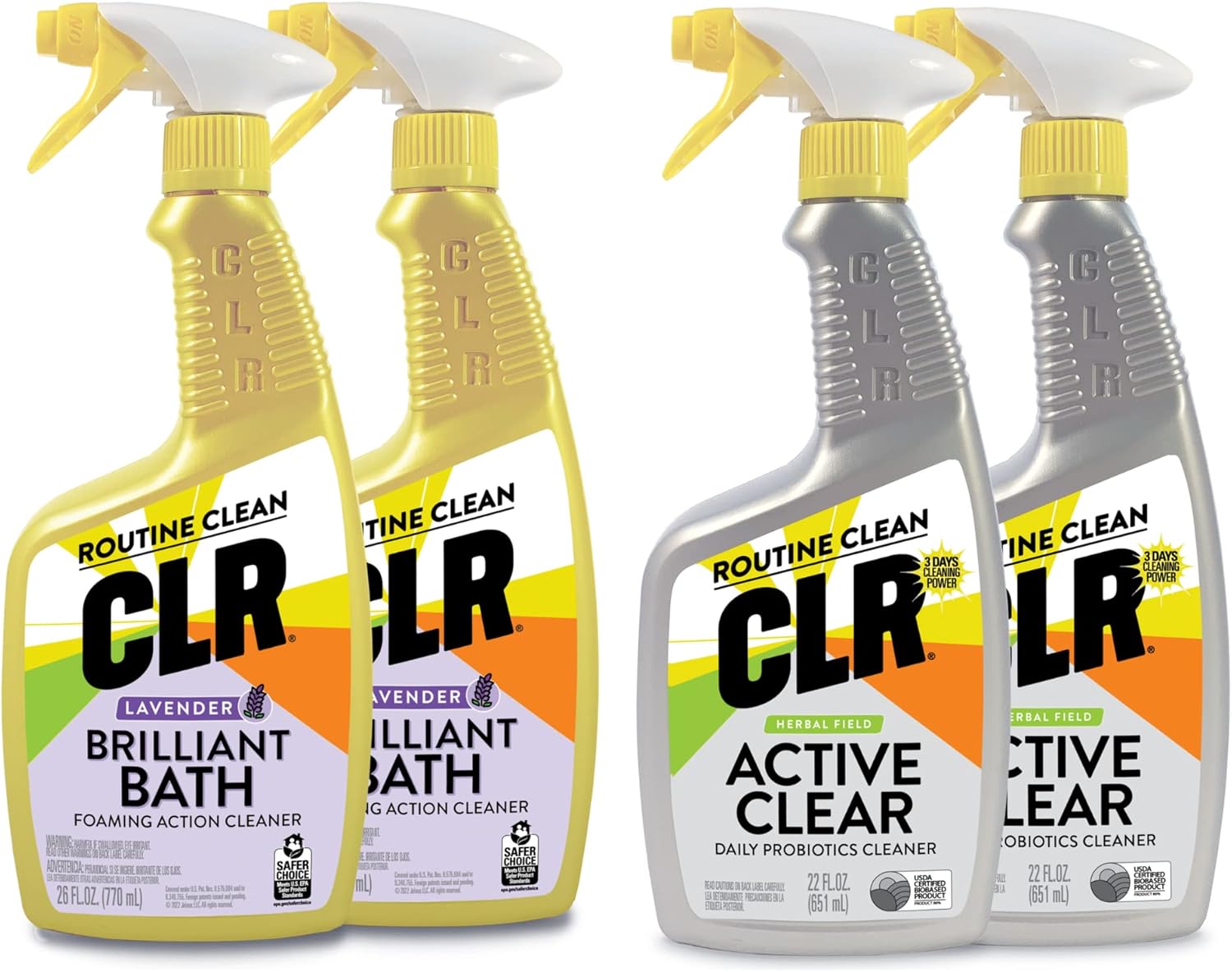 CLR Brilliant Bath Lavender & Active Clear Herbal Field