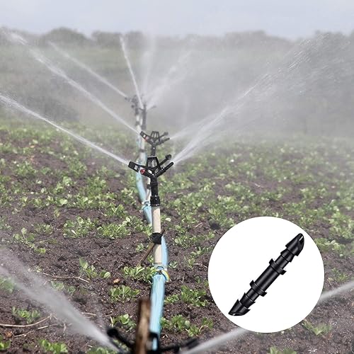 Miniatura 6 de Mudder 300 piezas de accesorios de riego por goteo de 1/4 pulgadas, conectores de acoplamiento de púas individuales, acoplador de riego de tubería