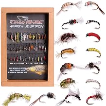 RoxStar Fishing Fly Shop | BeadHead Tungsten & Brass Fly Assortment | Proudly Hand Crafted in The USA | Gift Box Included.