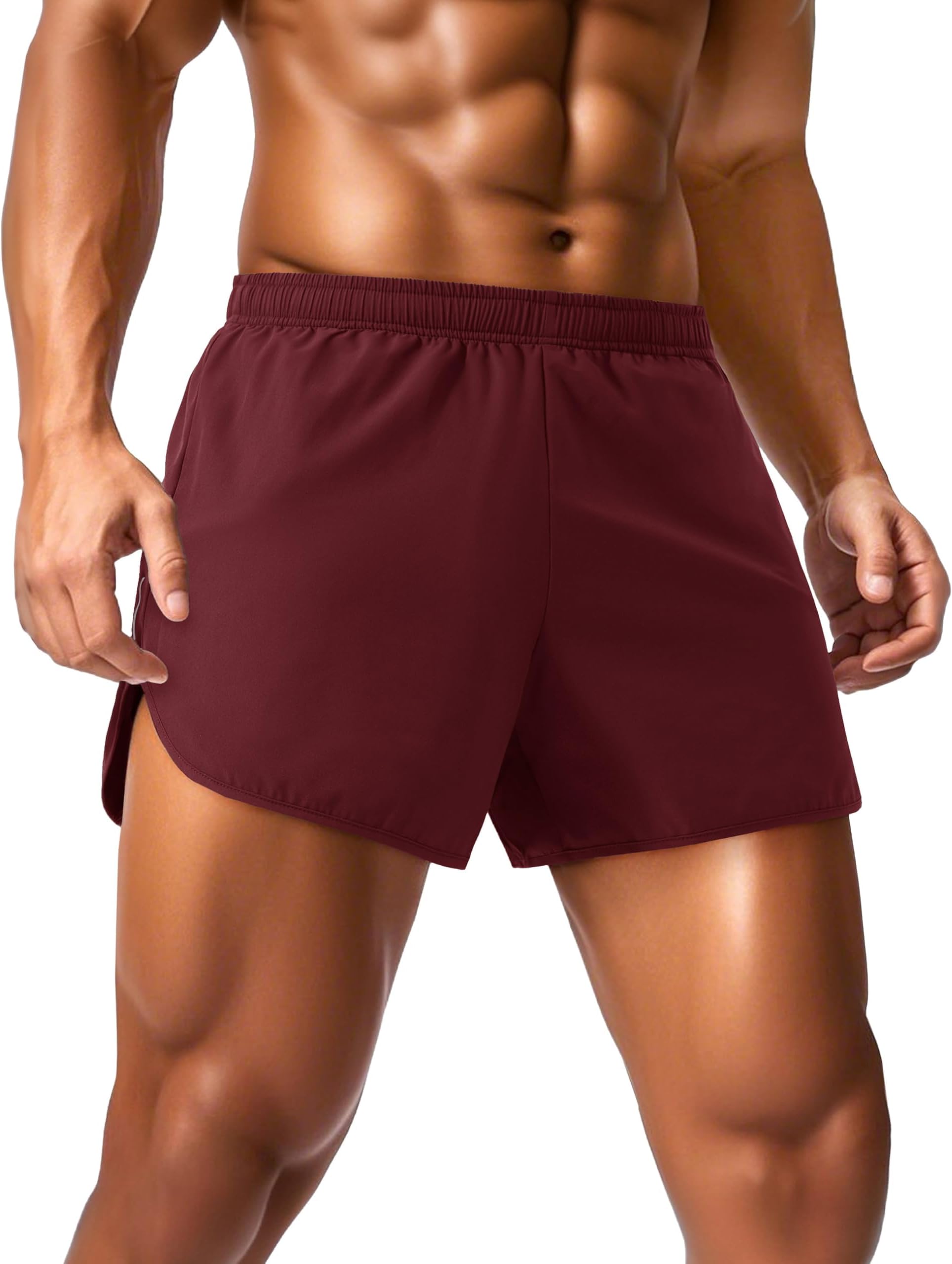 Running Shorts for Men 3 Inch Quick Dry Lightweight Summer Shorts for Athletic Gym Workout with Liner