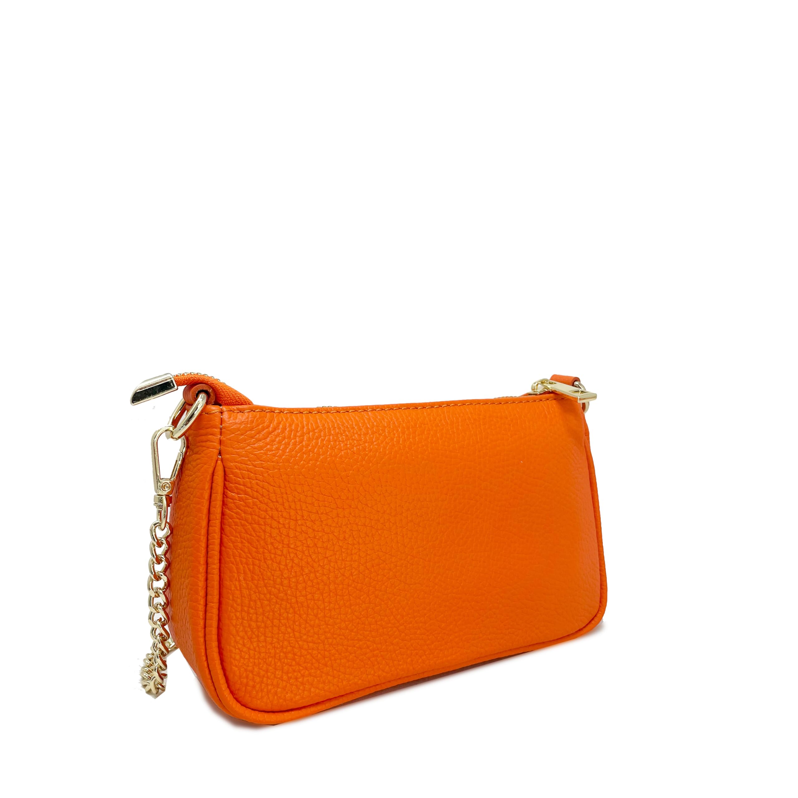 Chicca Borse Borsetta da donna in pelle, borsa a tracolla clutch