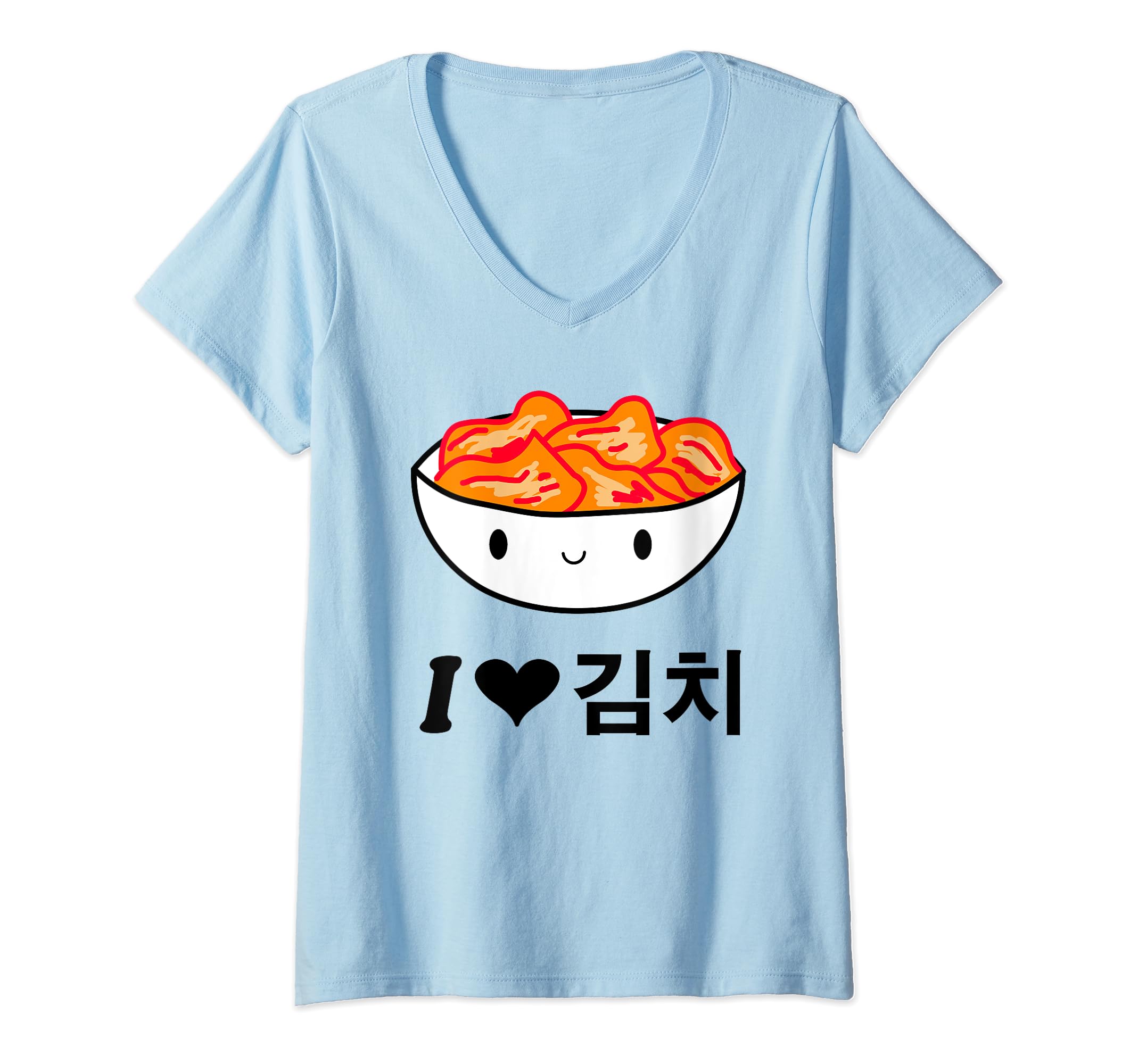 Süßes koreanisches Kawaii-Drama Kdrama, Kpop-WareWomens I Love Kimchi South Korean Gift Idea Kpop Kdrama V-Neck T-Shirt