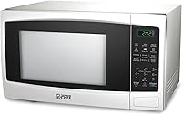 Vista 11 de Microondas Commercial CHEF de 0.7 pies cúbicos con 10 niveles de potencia, microondas de 700 W con pantalla digital, con cerradura de seguridad