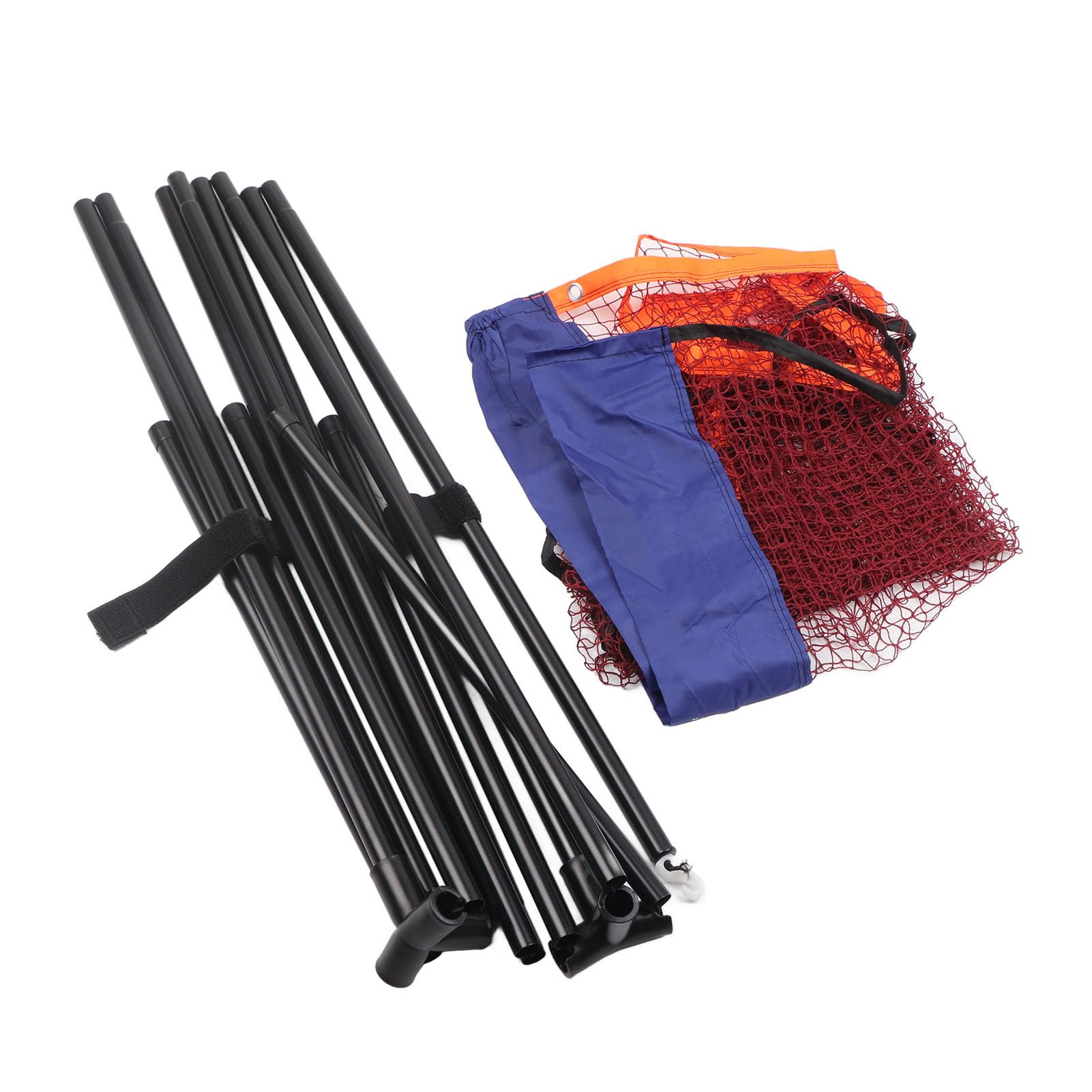 Rete da Badminton Regolabile Rete da Tennis Portatile Durevole con Supporto Resistente Alla Ruggine per Vialetto da Spiaggia Cortile Nylon Leggero di Alta qualità
