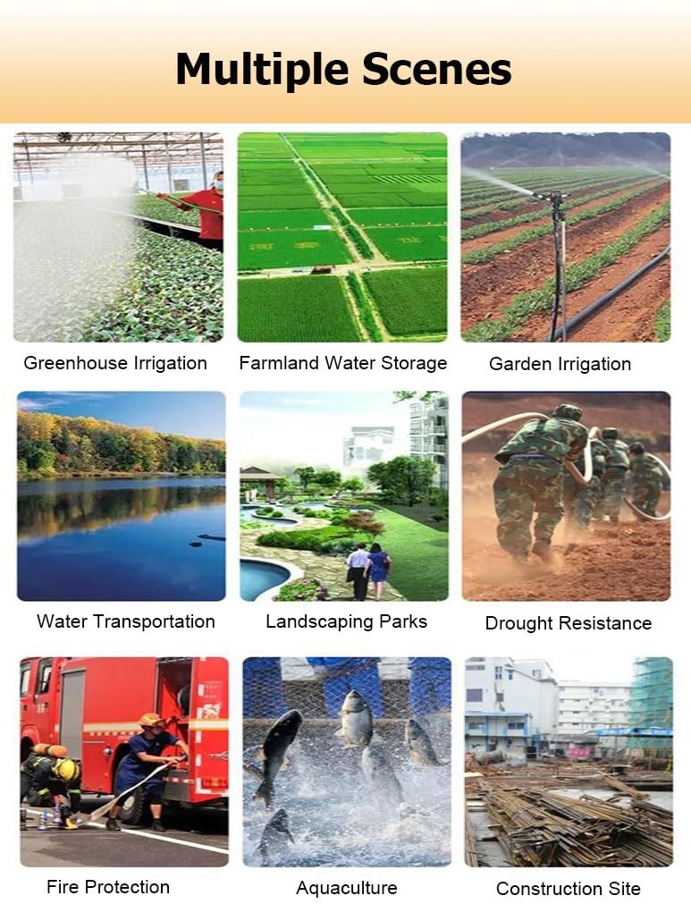 Depósito de almacenamiento de agua/aceite plegable de 1001000 galones, bolsa flexible de PVC duradera para camping, actividades al aire libre, suministro de agua de emergencia, fácil de plegar