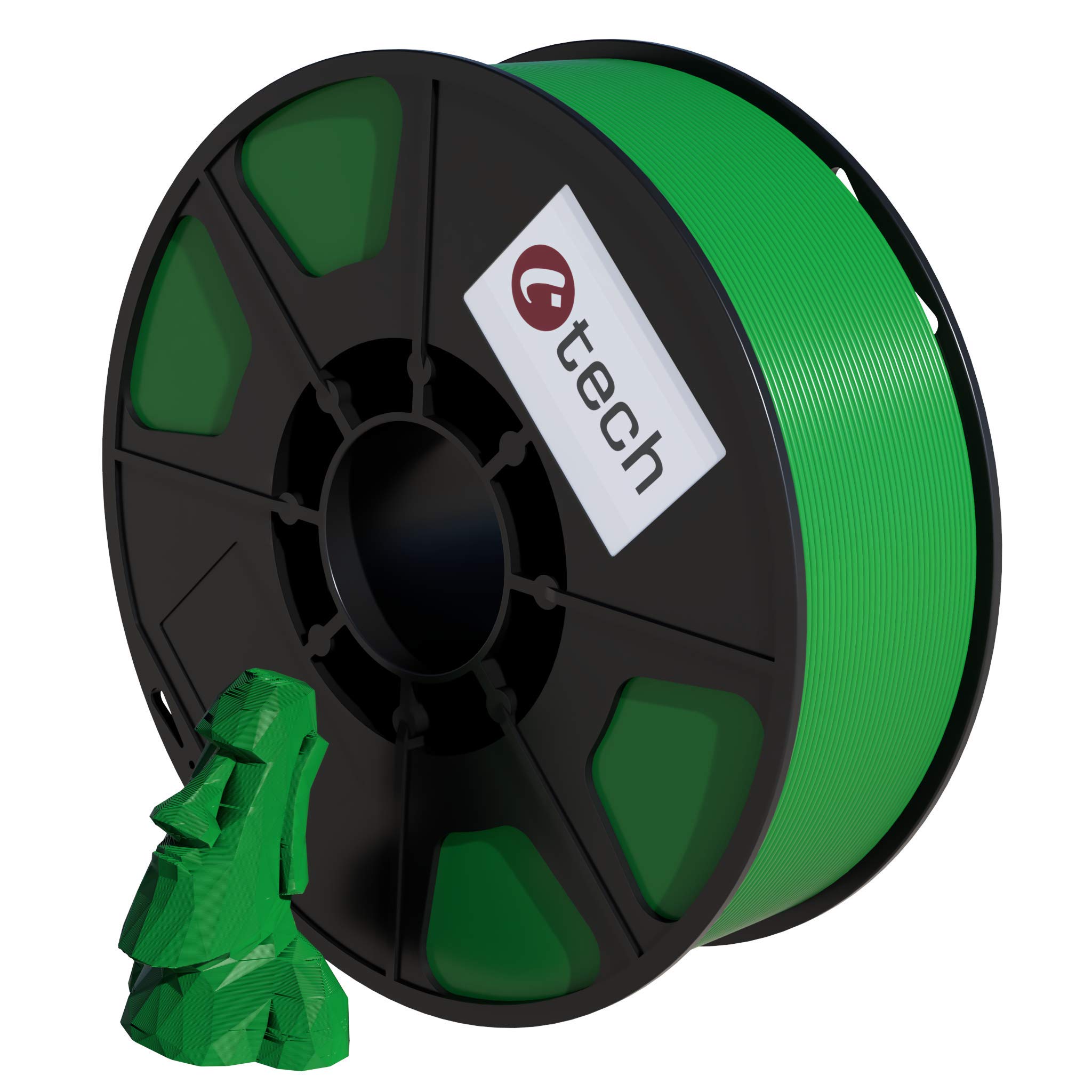 PET-G Green, 1.75mm, 1kg of PETG filament for desktop 3D printer