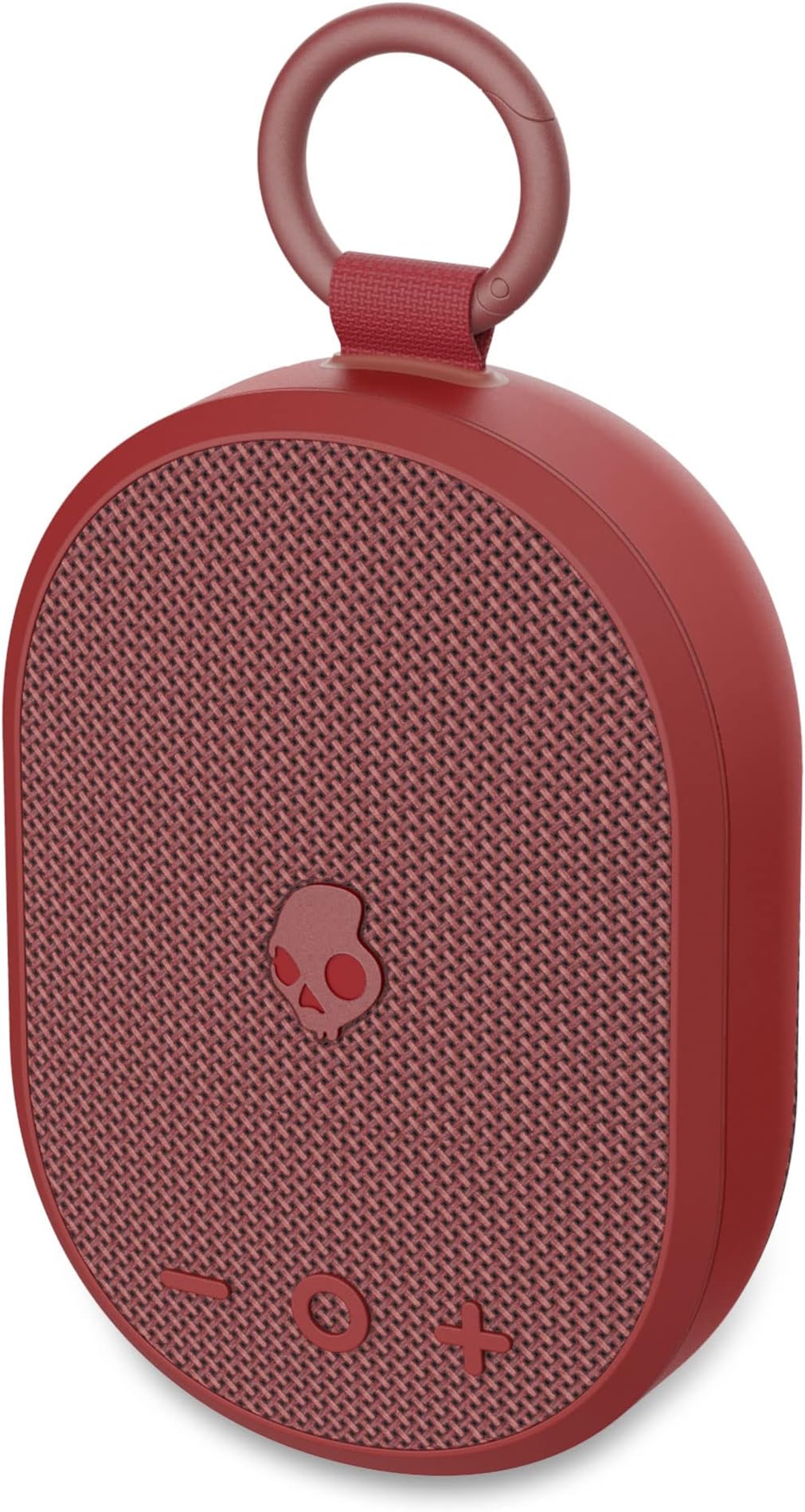 Skullcandy Kilo Wireless Bluetooth Speaker - IPX7 Waterproof Mini Bluetooth Speaker with 24 Hour Battery, Downward Firing Passive Radiator, and True Wireless Pairing - Perfect for Outdoor (Red)