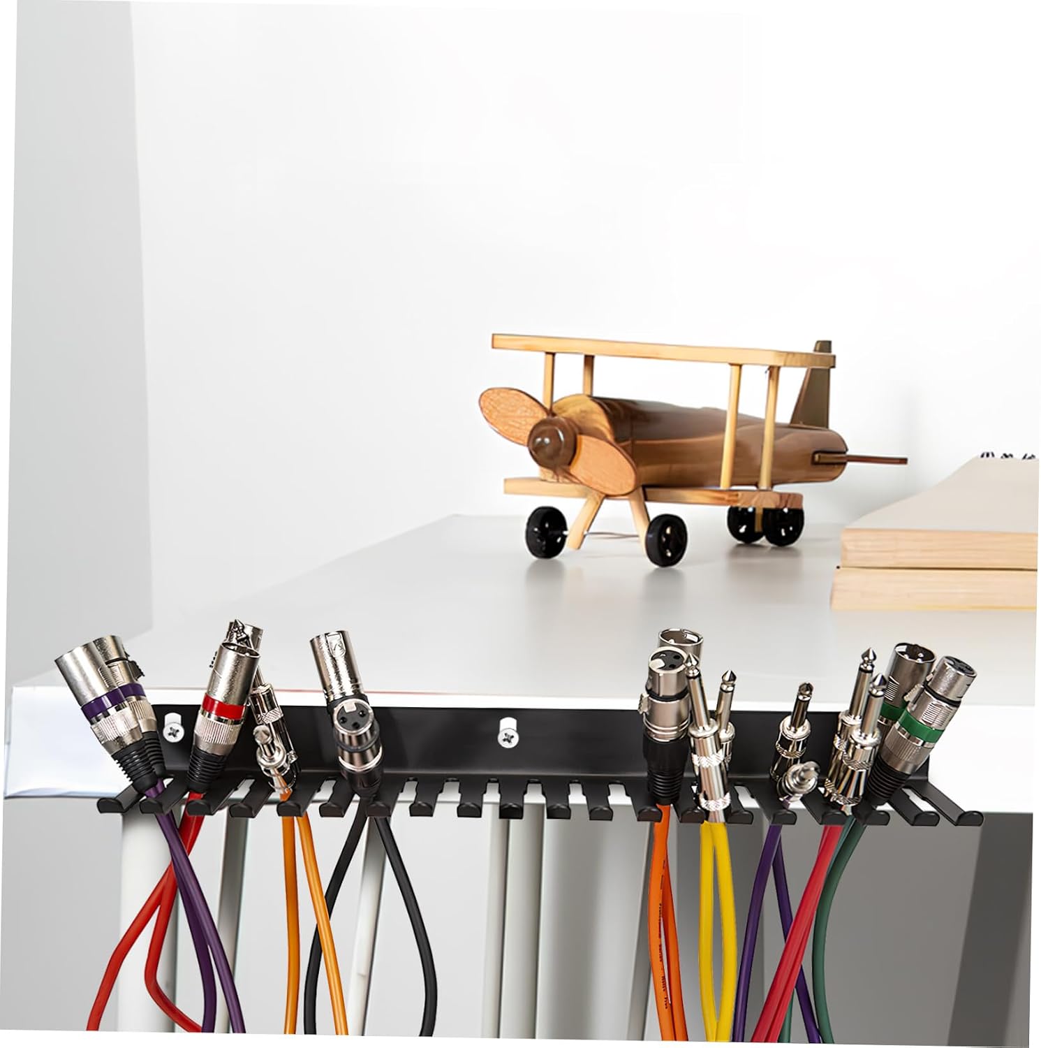 Electrical Wire Bracket Cable Holder for Cord Storage Wall Mounted Slot Storage Rack for Cable Management