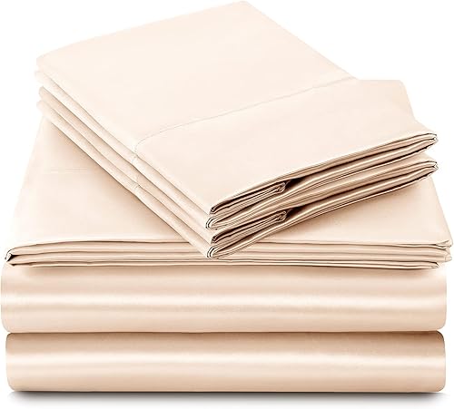 Miniatura 97 de SiinvdaBZX - Juego de sábanas de satén de tamaño individual, 3 piezas ultra sedosas, suaves, de satén verde salvia con bolsillo profundo, 1 sábana