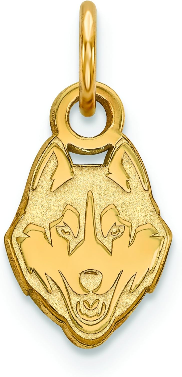 Sterling Silver w/GP LogoArt Purdue XS Pendant