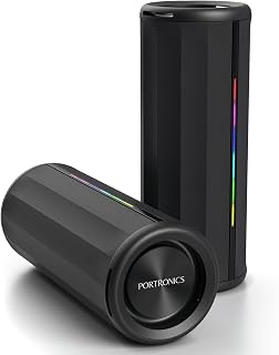 Portronics Nova 40W Portable Bluetooth Speaker with Dual Passive Radiator, Upto 5 Hours Playtime, RGB LED Lights, Bluetoot... Price In India