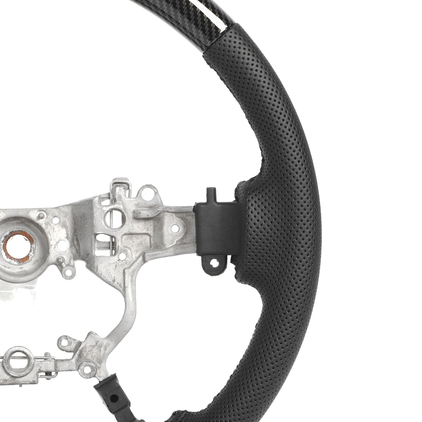 Sostituzione del volante in pelle traforata Hydro Dip Design innovativo per il comfort di guida (Stile in fibra di carbonio)