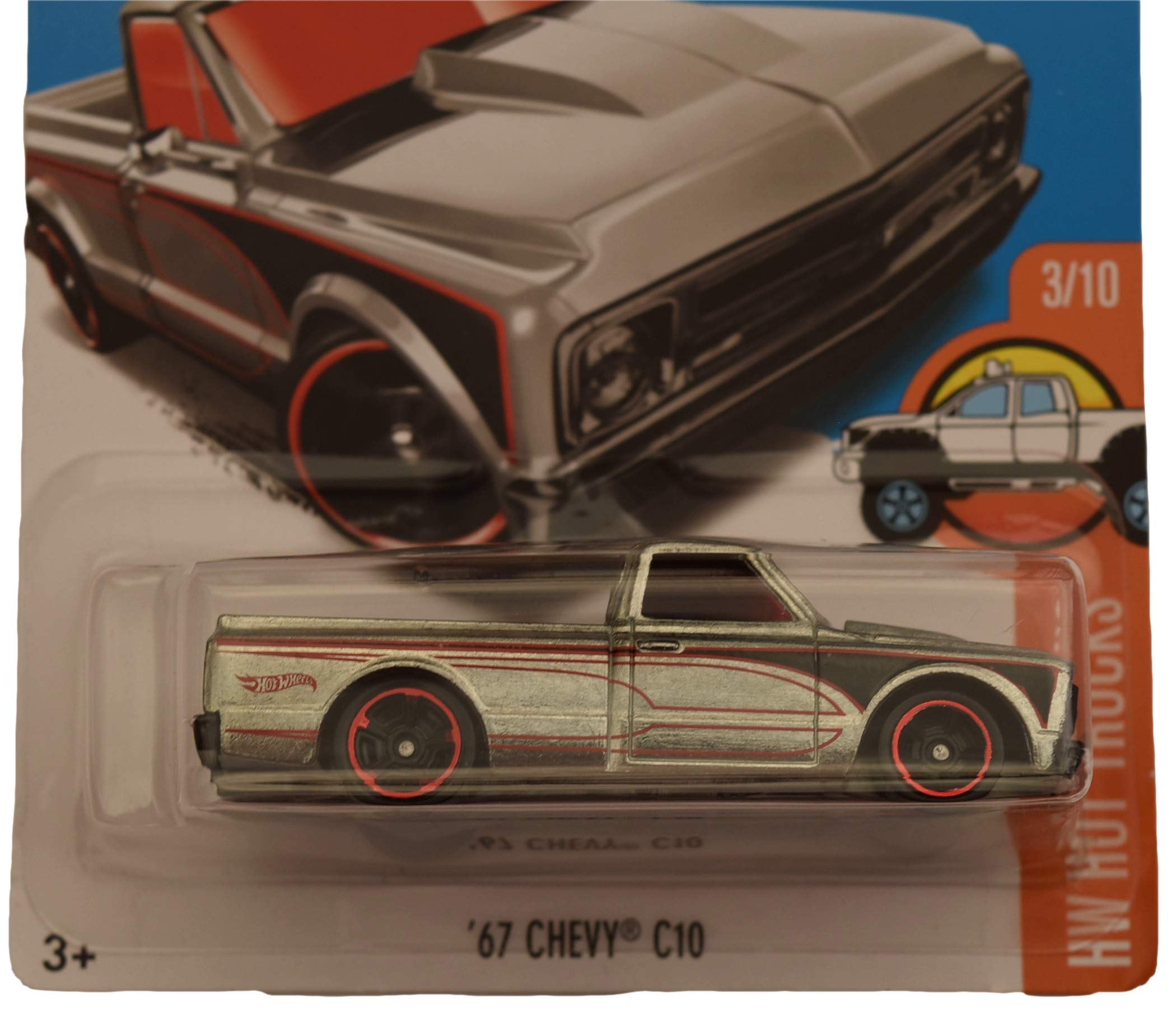 Hot Wheels '68 Mustang, [Black] 40/250 Tooned 3/5