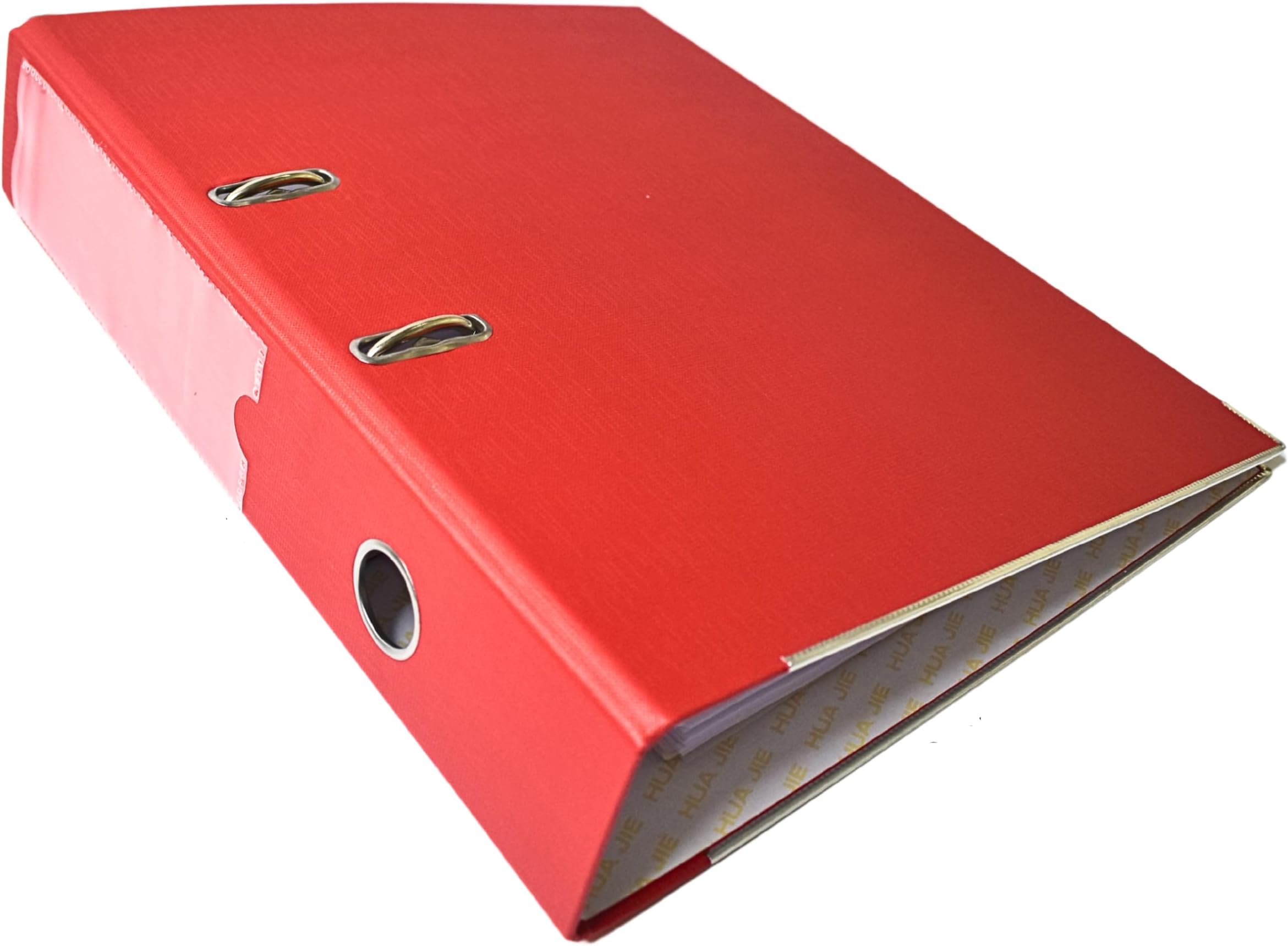 LC Cardboard Lever Arch File Folder, Index File, Box File for Legal, FC, and A4 Papers (Red, Set of 1 Pcs)