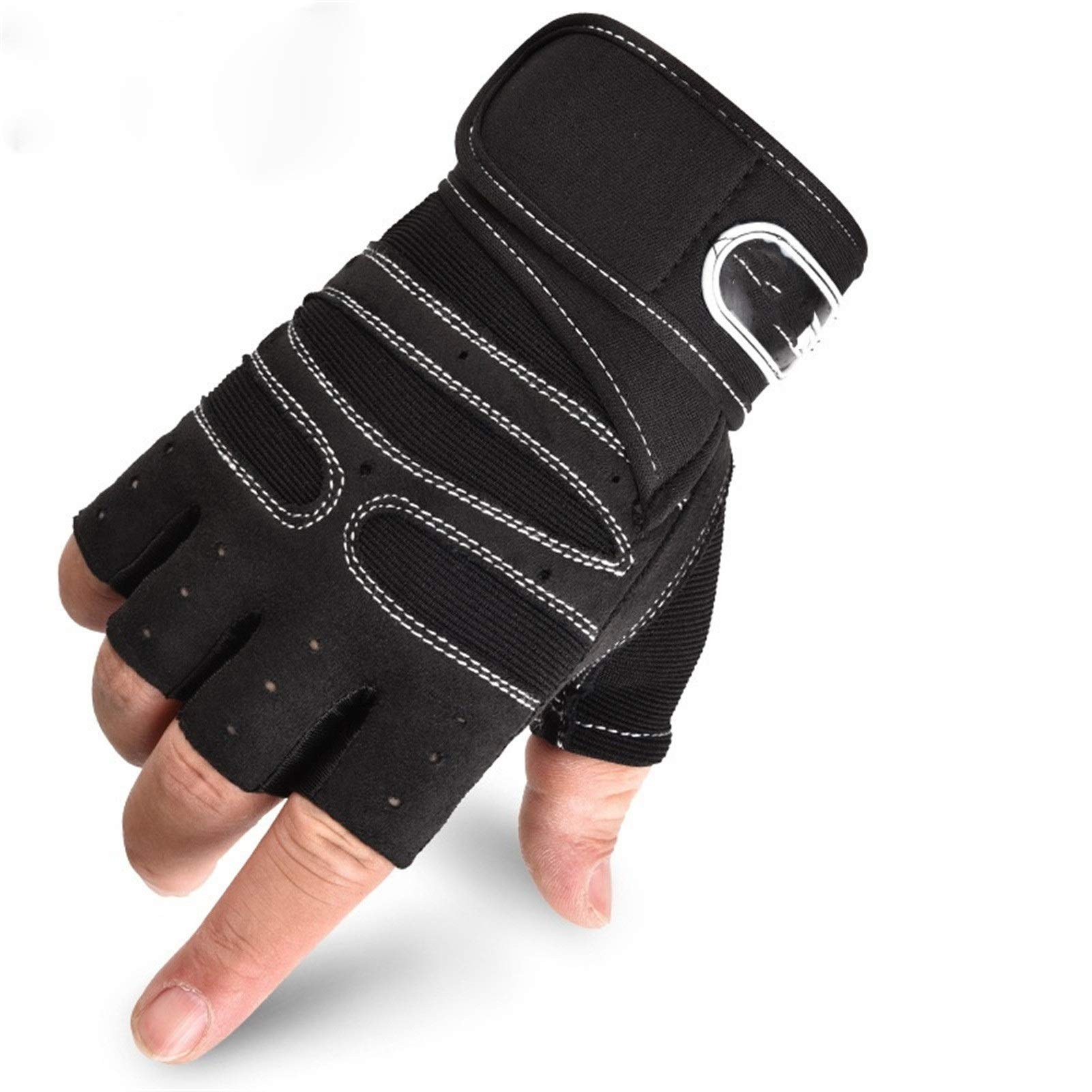 Gants De Sport Demi-doigts Unisexe - Fitness, Haltères, CrossFit - Multicolore