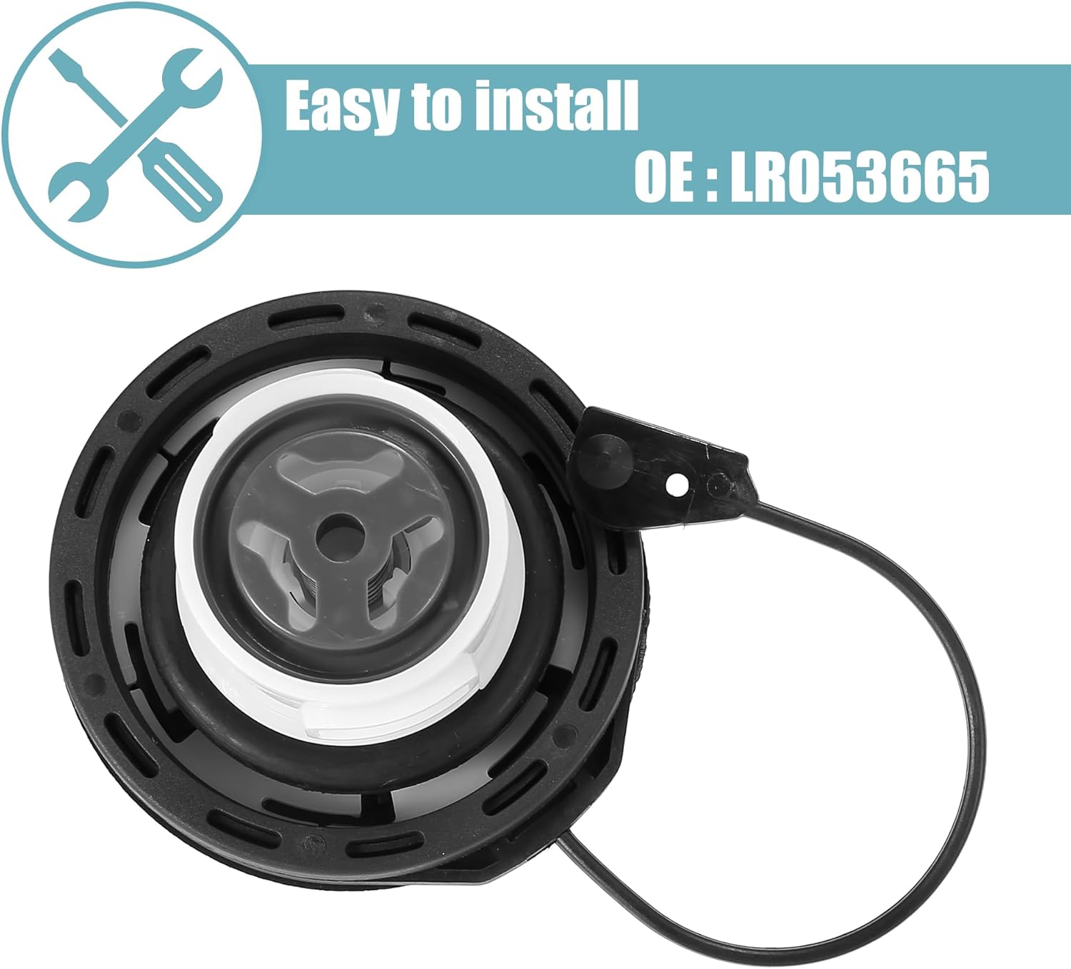 X AUTOHAUX LR053665 Car Engine Oil Fuel Tank Cap Filler Gas Cap Cover for Land Rover Range Rover Sport 2006-2013 & Evoque 2012-2013