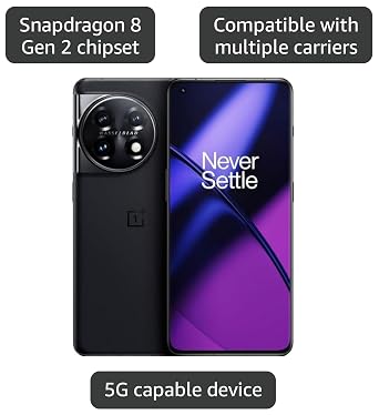 OnePlus 11, 256GB, Black - Unlocked