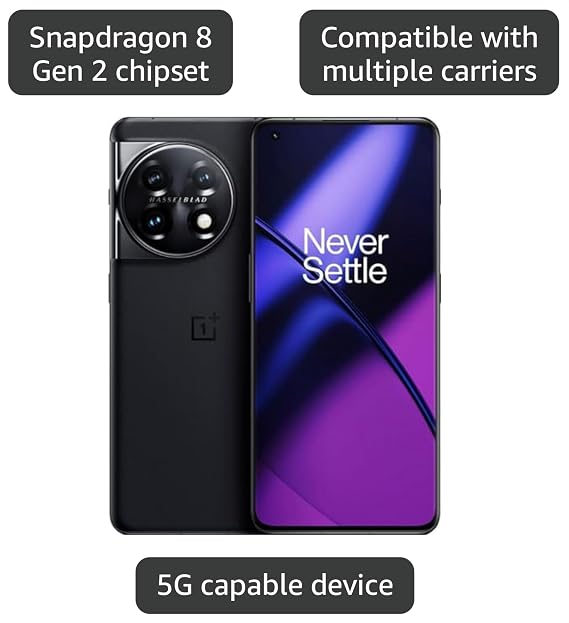 OnePlus 11, 256GB, Black - Unlocked