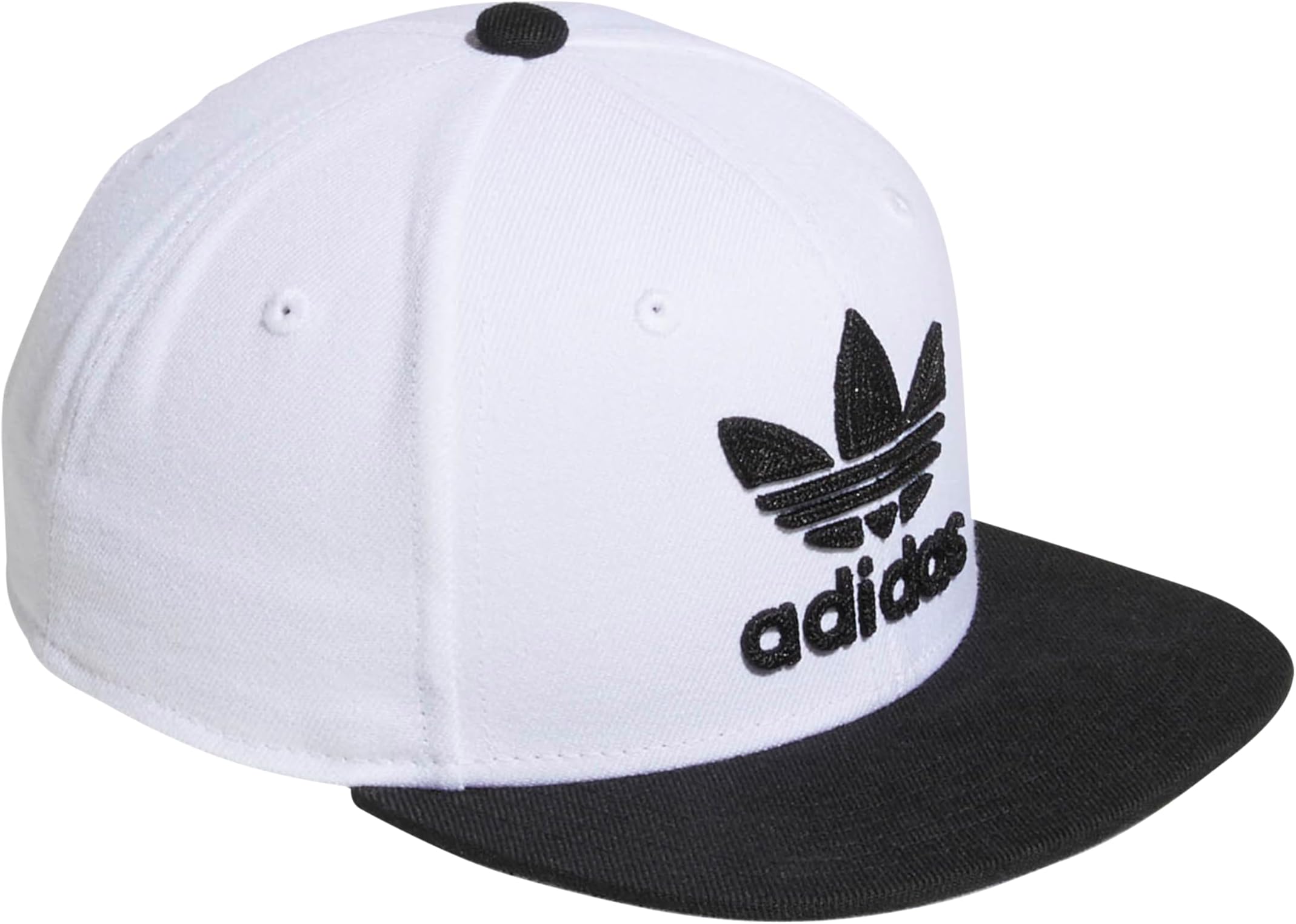 adidas Originals Boys' Trefoil Chain Snapback Flatbrim Structured Snapback Cap
