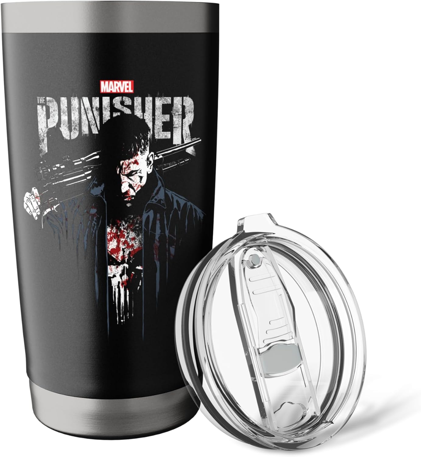 Marvel The Punisher Frank Castle Vigilante Stainless Steel Insulated Tumbler - Image 5