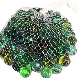 50 Bolinhas de Gude de Vidro Coloridas – Kit para Massagem e Escalda-Pés, Brinquedo Infantil, Decoração e Artesanato – Resistente e Diversos Modelos - TYDA